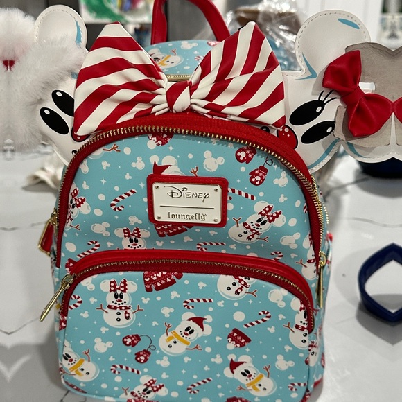 Loungefly Snowman Backpack - Blue